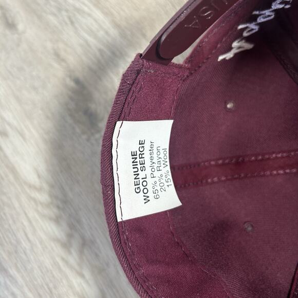 Vintage Texas A&M Aggies Hat Snapback College Red Maroon Wool‎ Blend Cap USA - Picture 7 of 10